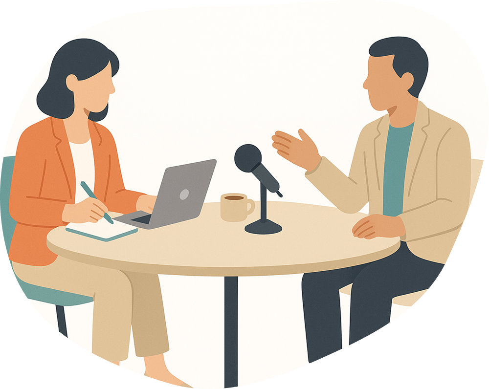 取材をベースにした記事制作